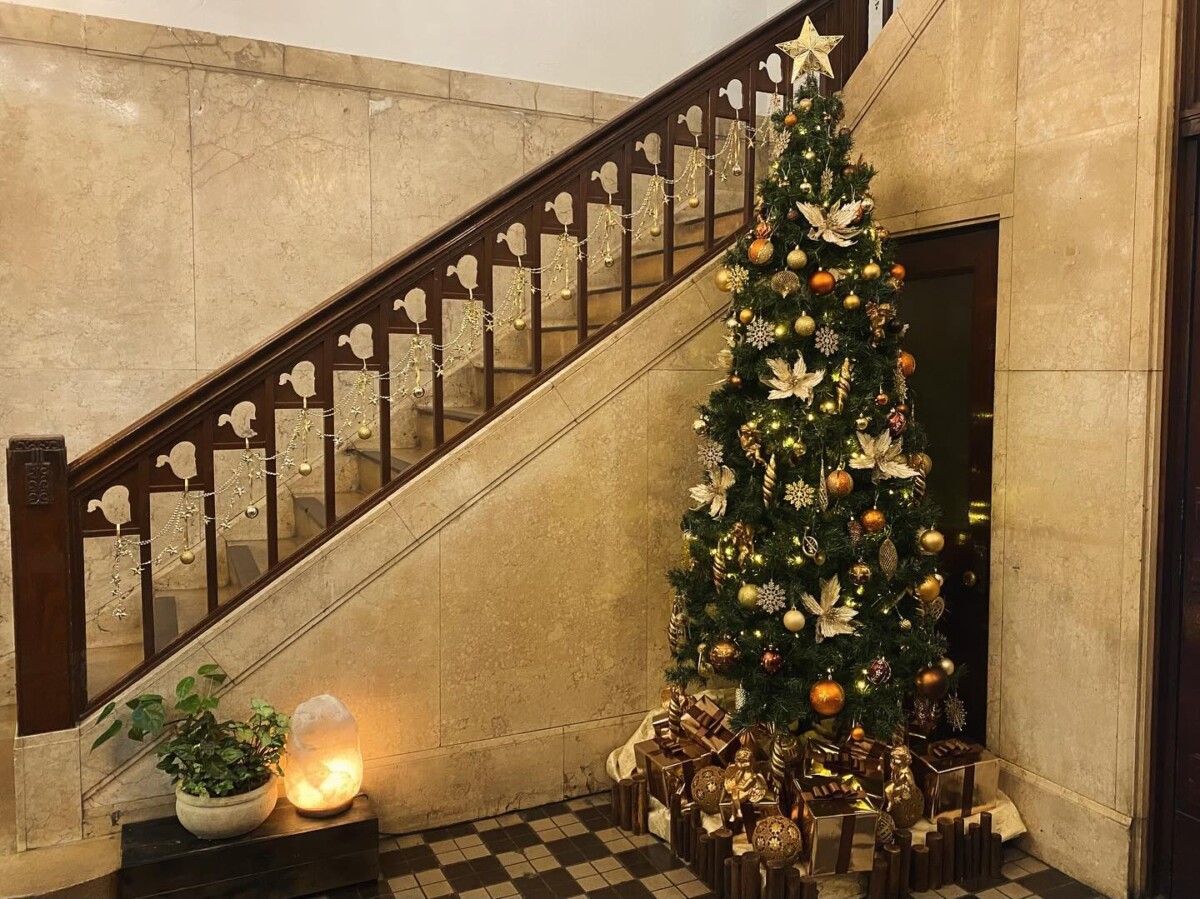 あっという間にもうすぐクリスマス🎄
街中にイルミネーション＆クリスマスソングでなんだかワクワクしますよね🎶
農林会館もこの時期は、ワクワク空間です🎄🎅🎄